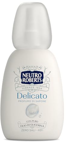Neutro Roberts, Deo Vapo Delicato, Zero Aluminiumsalze, mit reinem Glycerinöl, Deodorant für Damen und Herren, dermatologisch getestet, 100% recycelter Kunststoff, 75 ml, Zero Gas 48h
