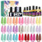 21 Farben Gel Nagellack UV, Phoenixy Pink, Weiß, Blau, UV Nagellack Set, UV Gel Nagellack Frauen DIY Ihre Nägel zu Hause mit Top Base Matte Coat