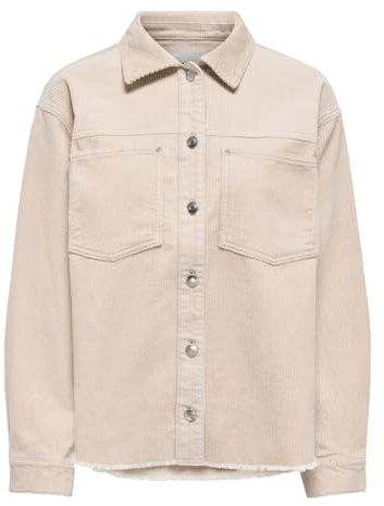 ONLY Damen Overshirt Beige S