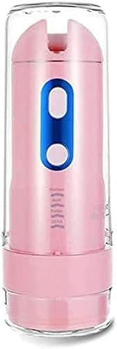 GeRRiT Flosser de agua 4 modos de limpieza y 5 puntas de chorro, irrigador bucal dental inalámbrico, IPX7 impermeable, limpiador de dientes impermeable recargable for el hogar y viajes (color: azul) (