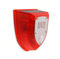 Lancoon Lampe de sécurité Solaire avec détecteur de Mouvement 129dB Bruyant Lampe stroboscopique étanche IP65 Lampe d'avertissement Sons de Coups de feu et d'aboiements pour la Cour extérieure