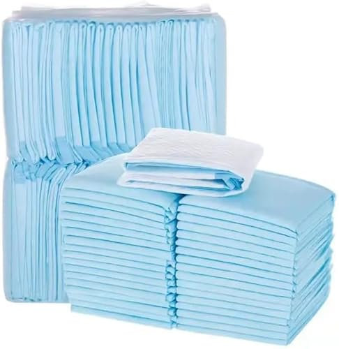 Lot de 20 alèses de lit XL 150 x 80 cm pour Incontinence | Protège-Matelas absorbants pour lit Double | Protection Contre l'humidification du lit/Formation des Adultes ou des Enfants et Aide à la Vie