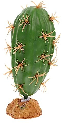 Milisten Plante De Reptile Terrariums pour Reptiles Décor De Paysage De Terrarium Fausses Plantes pour ES Araignée D'aménagement Paysager Cactus Artificiel Plastique