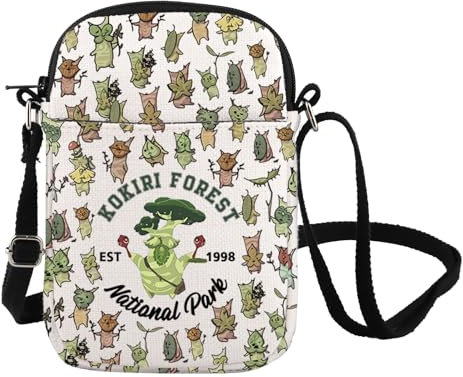 FOTAP The Legend of Dad Inspire Borsa a tracolla Zelda Korok Borsa a tracolla Zelda Borsa a tracolla Korok Dad Gift Gamer Gift, K Okiri Cb Regno Unito, INCHES