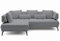 Friderik Giotto Ecksofa elektrisch verstellbare Sitztiefe 242 cm Elfenbein (Loop 18, Links)