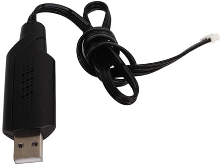 Juroupi RC Aircraft Battery Charger, RC Helicopter USB Charger Cable Lightweight for WLtoys XK K200