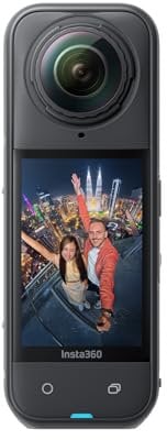 Insta360 X5 - Waterproof 8K 360° Action Camera, Leading Low Light, Invisible Selfie Stick Effect, Rugged and Replaceable Lens, 3-Hour Battery, Built-in Wind Guard, Stabilization, Triple AI Chip Design