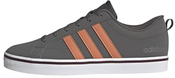 adidas Herren VS Pace 2.0 Shoes, Charcoal/Dusky Orange/FTWR White, 43 1/3 EU