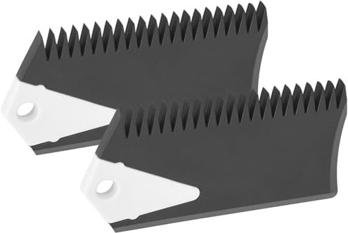 Skimboard Wachs Kamm Fine Arbeit Langzeitdienstzeit 2pcs Set Black PVC Surfboard Cleaner Tool