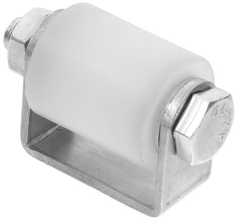 SHINEOFI Guide Pour Portail Coulissant Lourd Acier Inoxydable Avec Roue Nylon Silencieuse Et Support Robuste Pour Guidage Stable