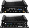 ROUAFWIT Mini PC i7 Fanless Industrial Computer Core i7-8665U Dual Lan, Win11 Pro Linux Mini Desktop PC, NO RAM NO SSD, 2RS232 COM, 4K HD, VGA, 4USB3.0, 4USB2.0, Auto Power On