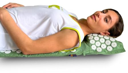 T-Shirt zur Akupressur Mysa aus ultrafeinem „MySatin Synergo“ Stoff – Hyper-Akupressur-Wirkung: Verstärkt den Effekt ohne Schmerzen
