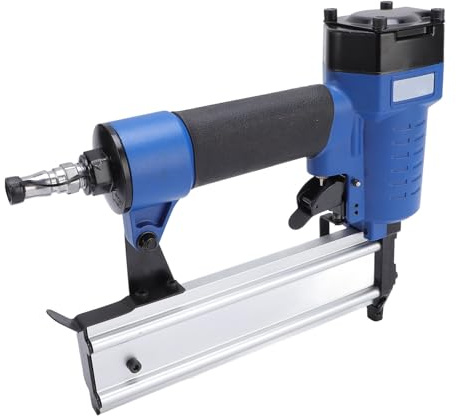 Clavadora Neumática Brad 18, Pistola de Clavos Aire Aluminio Acero Inoxidable para Clavado Preciso Capacidad 10-50 mm Ebanistas Carpintería Profesional