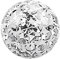 Modern Nature Piercing-Schmuck 1 X Epoxy Piercingschmuck Multi Strass Kugel 1,2 x 3 mm + Überzug in klar