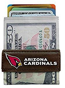 GameWear NFL Arizona Cardinals Classic Football Geldklammer Geldbörse, Einheitsgröße, Braun