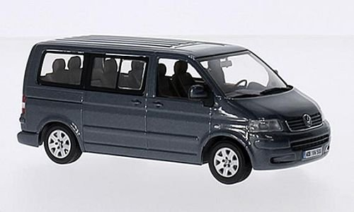 VW T5 Multivan, metallic-grau, 2003, Modellauto, Fertigmodell, I-Minichamps 1:43