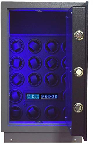 Safewinder 18 PLUS Uhrenbeweger & Safe für 18 Armbanduhren