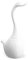 Happy Fox Swan toilet brush, Ceramic toilet brushes & holders, Suitable for Bathroom Toilet Cleaning, Home Decor（White）