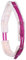 QHP Longiergurt Ontario auf beiden Seiten einstellbar, mit Mehreren Ringen und weichem Kunstfell (Vollblut, Fuchsia)
