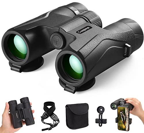 C-eagleeye HD Fernglas für Erwachsene Kinder(12x32) IPx7 Professionell Wasserdicht und Nebelfest,leicht Kompakte klein Fernrohr für Jagd, Wandern, Vogelbeobachtung,Konzerte, Reisen-usw