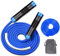 Redify gewichtetes Springseil (0,5 kg) mit verwicklungsfreiem Kugellager für schnelles Training, verstellbar, Aluminium-Griff, 9 mm Baumwollstoff, massives PVC, ideal für Fitness, Boxen & Abnehmen