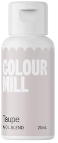 Colour Mill Oil Blend Food Colouring Taupe: Next Generation Oil Based Food Colours - 20 ml