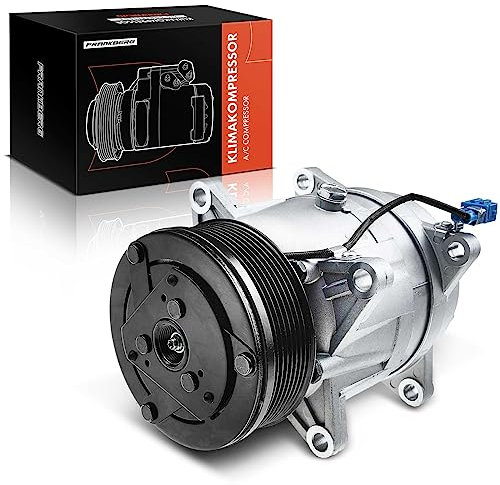 Frankberg Compressore dell'aria condizionata con frizione Compatibile con Golf III 1H1/1E7 Golf III Variante 1H5 V.e.n.t.o 1H2 Ibiza II 6K1 Replace# 1H0820803J, olio preconfezionato