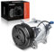Frankberg Compresor de aire acondicionado con embrague Compatible con Golf III 1H1/1E7 Golf III Variante 1H5 V.e.n.t.o 1H2 Ibiza II 6K1 Replace# 1H0820803J, aceite premezclado