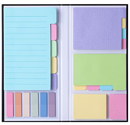 Mr. Pen- Sticky Note Set, 410 Pack, Pastel Colors, Sticky Notes Tabs, Divider Sticky Notes, Office Supplies, Planner Sticky Note Dividers Tabs