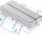MIN CI 50x10x3mm Neodym Magnete Extra Stark, 6 Stück Magnete Selbstklebend Starke Klebemagnete Magneten für Magnettafel Rechteckige Magnet zum Kleben Küchenschrank Magnet Flach Glasmagnettafel