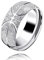 Uloveido Herren Edelstahl Basketball Hochzeit Band Comfort Fit 8mm Weiß Sport Ring für Freund (Weiß Größe 18.8)