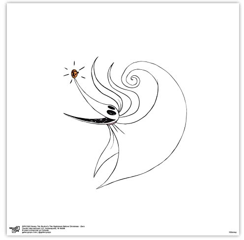 Trends International Gallery Pops Disney Tim Burtons The Nightmare Before Christmas – Zero Wall Art Wandposter, 30,5 x 30,5 cm, ungerahmt