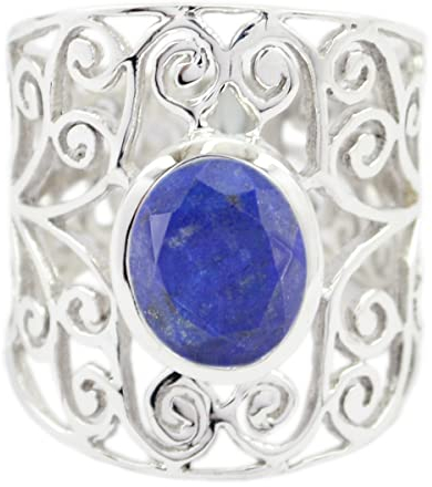 House of Rings Wählen Sie Ihren Ring Ring aus 925er Sterlingsilber, ovaler Ring, stilvoller Schmuck, Jahrestagsring, Edelsteinringe für Männer und Frauen