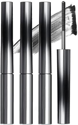 Judy Doll Mascara, Judydoll Mascara, Judydoll - 3D Curling Eyelash Iron Mascara, Judy Doll Iron Brush Mascara, Washable Extra Slim Metal Mascara, Bristleless Mascara (Black-3pcs)