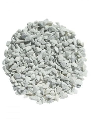 Jardinex Gravier marbre Blanc Carrare 9/12-Sac 25 kg - Blanc