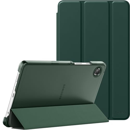 MoKo Hülle für Samsung Galaxy Tab A9 8,7 Zoll 2023 (SM-X110/X115/X117), Leicht Stand für All-New Galaxy Tab A9 8,7 2023, Zwei Betrachtungswinkel, Nachtgrün