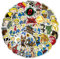 50Pcs Fall_Out Stickers, Cute Cool Game Stickers, Vinyl Waterproof Graffiti Decals for Skateboard Laptop Journal Travel Cases, Kids Teens