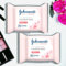 Refreshing Facial Wipes 2 PACK (25 x 2) 50 Wipes - For Normal Skin Cleansing, For Waterproof Mascara, For smooth Skin with Spring flower Fragrance - Makeup Be Gone
