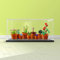 Acrylic Display Case for Lego 10329 Tiny Plant Potting, Building Block Model Storage Transparent Dustproof Display Box - 45x20x20cm - Display Box Only - Gift Idea - Customizable (Black)