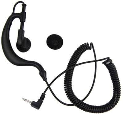 Ldabrye G-Shape Soft Ear Hook Earpiece Headset 3.5mm Plug- Ear Hook Only Ham-Radios Earpiece/Headset For 2-Way Radios