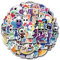 World for Dandys Stickers, 54 Pcs Figure Vinyl Waterproof Sticker Decals for Party, Water Bottle Scrapbook Laptop Skateboard Computer for Teens Fans