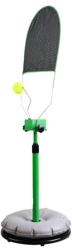 Tennisrebounder, tragbarer Tennistrainer, Tennistrainer, Übungsgerät, tragbarer Topspin Tennistrainer für Swing Übung, Tennis, Rebounder für Solo-Übung und Skill Improvement