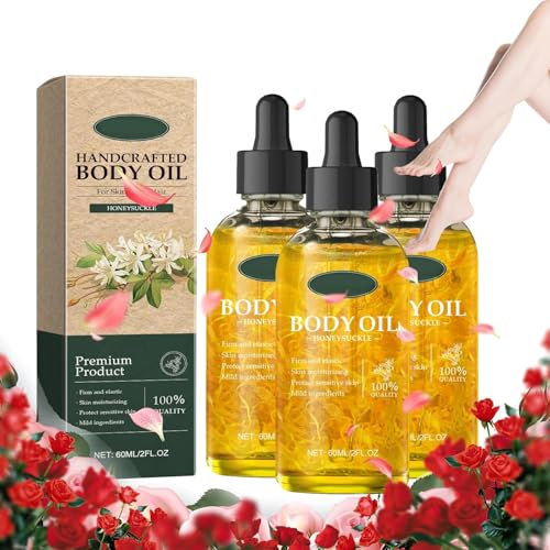 Vanilla Rose Body Oil, Handcrafted Premium Grade Oil for Skin and Hair, Body Oil After Shower, Nourishing Hair Care and Body Oil, Nourishing Skin, Nails, And Hair (3)