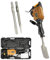 VonVVer Tree Digger 1700W Electric Jack Hammer with Clay Spade/Point Chisel/Flat Chisel Demolition Hammer Garden Tree Excavator Portable Fence Post Hole Borer Hammer Digger Concrete Breaker for Farm