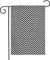 Bannerfahnen Schwarz Weiß Modern Textil Grunge Hintergrund Zig Pixel Grafik Digital Op Abstrakt Stilvoll Lustige Dekoratives Banner, Für Bauernhaus, Partys, 30x45cm