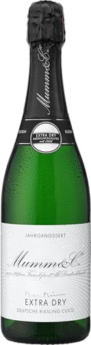 Mumm Extra Dry - Nostalgie Edition Riesling Sekt (1x 0,75l) - Eleganz und Tradition im nostalgischen Look