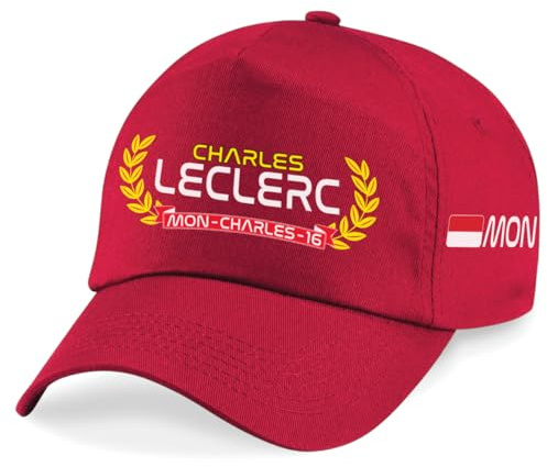 Partisan Leclerc Cap - Erwachsene Einheitsgröße - Rot oder Schwarz, rot, Einheitsgröße