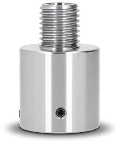 Adaptateur de Broche de Poupée de Tour à Bois, Adaptateur d'Insertion de Mandrin de Filetage, Plaque Frontale en Acier 1 po à 8 TPI à 33 mm
