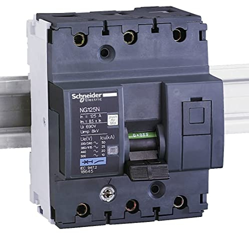 Schneider Electric 18642 NG125N 3P 100A C, White