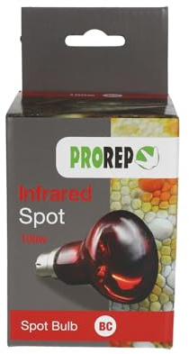 ProRep Infrared Spot Lamp 100w BC | Bayonet Fitting | Infrared Spot Bulb | Lighting | Spotlight | 100 Watts